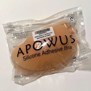 Reusable Silicone Adhesive Bra, C Cup  2 Pairs, Brand New In Package
